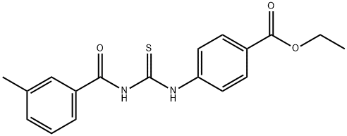 ethyl 4-({[(3-methylbenzoyl)amino]carbonothioyl}amino)benzoate