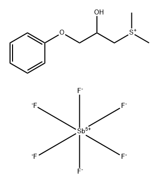 SulfoniuM, (2-hydroxy-3-phenoxypropyl)diMethyl-, (OC-6-11)-hexafluoroantiMonate(1-) (9CI)