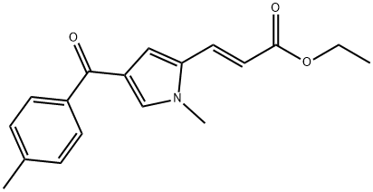 (E)-3-(1-甲基-4-(4-甲基苯甲酰基)-1H-吡咯-2-基)丙烯酸乙酯