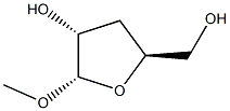 Methyl 3-deoxy-α-D-erythro-pentofuranoside