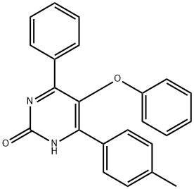 5-Phenoxy-4-phenyl-6-(4-methylphenyl)-2(1H)-pyrimidinone