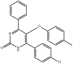 5-(4-Methylphenoxy)-4-phenyl-6-(4-chlorophenyl)-2(1H)-pyrimidinone