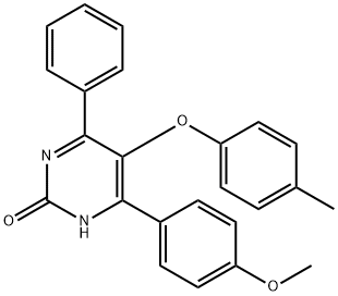 5-(4-Methylphenoxy)-4-phenyl-6-(4-methoxyphenyl)-2(1H)-pyrimidinone