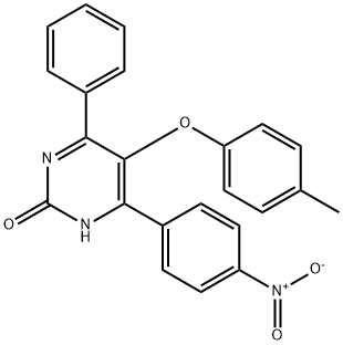 5-(4-Methylphenoxy)-4-phenyl-6-(4-nitrophenyl)-2(1H)-pyrimidinone