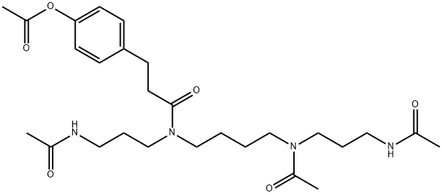 N-[3-(Acetylamino)propyl]-N-[4-[acetyl[3-(acetylamino)propyl]amino]butyl]-3-(4-acetoxyphenyl)propanamide