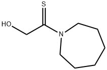1H-Azepine,  hexahydro-1-(2-hydroxy-1-thioxoethyl)-  (9CI)
