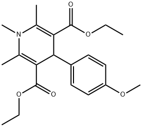 1,4-Dihydro-4-(4-methoxyphenyl)-1,2,6-trimethyl-3,5-pyridinedicarboxylic acid diethyl ester