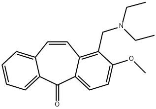 1-(Diethylamino)methyl-2-methoxy-5H-dibenzo[a,d]cyclohepten-5-one