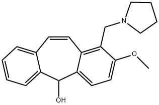 2-Methoxy-1-pyrrolizinomethyl-5H-dibenzo[a,d]cyclohepten-5-ol