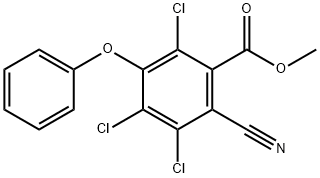 methyl 2,4,5-trichloro-6-cyano-3-phenoxybenzoate