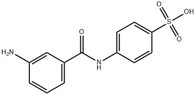 4-[(3-aminobenzoyl)amino]benzenesulfonic acid