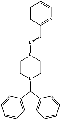 4-(9H-fluoren-9-yl)-N-(pyridin-2-ylmethylidene)piperazin-1-amine