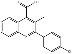 2-(4-氯苯基)-3-甲基-喹啉-4-羧酸