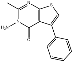 3-氨基-2-甲基-5-苯基-3H,4H-噻吩并[2,3-D]嘧啶-4-酮