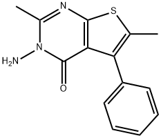 3-氨基-2,6-二甲基-5-苯基-3H,4H-噻吩并[2,3-D]嘧啶-4-酮