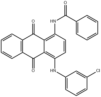 N-[4-[(3-chlorophenyl)amino]-9,10-dihydro-9,10-dioxo-1-anthryl]benzamide