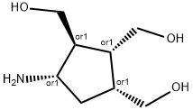 1,2,3-Cyclopentanetrimethanol,4-amino-,(1R,2R,3S,4S)-rel-(9CI)