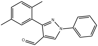 [3-(2,5-DIMETHYLPHENYL)-1-PHENYLPYRAZOL-4-YL]FORMALDEHYDE