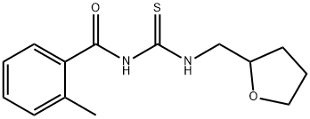 2-methyl-N-{[(tetrahydro-2-furanylmethyl)amino]carbonothioyl}benzamide