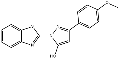 1-(1,3-苯并噻唑-2-基)-3-(4-甲氧苯基)-1H-吡唑-5-醇