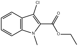 1-Methyl-3-chloro-1H-indole-2-carboxylic acid ethyl ester