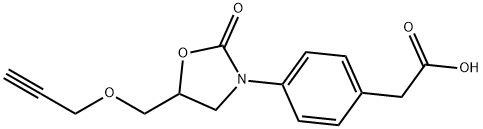 4-[2-Oxo-5-(2-propynyloxymethyl)oxazolidin-3-yl]phenylacetic acid