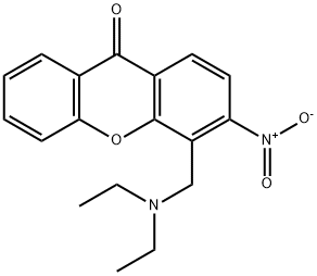 4-(Diethylamino)methyl-3-nitro-9H-xanthen-9-one