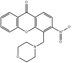 4-Morpholinomethyl-3-nitro-9H-xanthen-9-one