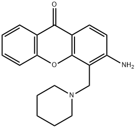3-Amino-4-piperidinomethyl-9H-xanthen-9-one