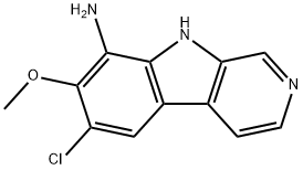6-氯-7-甲氧基-9H-吡啶并[3,4-B]吲哚-8-胺