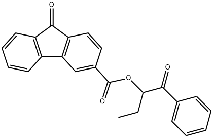 1-benzoylpropyl 9-oxo-9H-fluorene-3-carboxylate