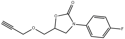 3-(4-Fluorophenyl)-5-(2-propynyloxymethyl)oxazolidin-2-one