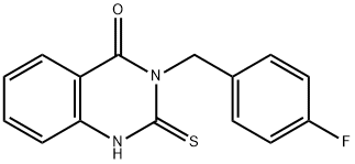 3-(4-氟苄基)-2-硫代-2,3-二氢喹唑啉-4(1H)-酮