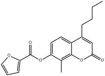 (4-butyl-8-methyl-2-oxochromen-7-yl) furan-2-carboxylate