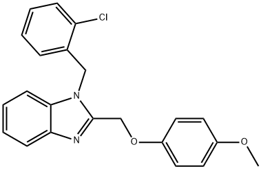1-(2-chlorobenzyl)-2-((4-methoxyphenoxy)methyl)-1H-benzo[d]imidazole