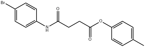 4-methylphenyl 4-[(4-bromophenyl)amino]-4-oxobutanoate