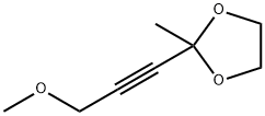 1,3-Dioxolane,  2-(3-methoxy-1-propynyl)-2-methyl-  (9CI)