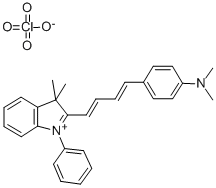 2-((1E,3E)-4-[4-(DIMETHYLAMINO)PHENYL]-1,3-BUTADIENYL)-3,3-DIMETHYL-1-PHENYL-3H-INDOLIUM PERCHLORATE
