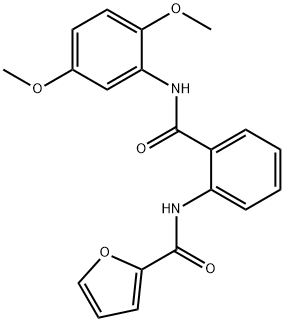 N-{2-[(2,5-dimethoxyphenyl)carbamoyl]phenyl}furan-2-carboxamide