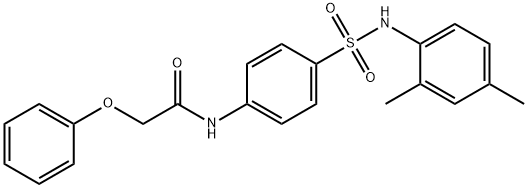 N-(4-{[(2,4-dimethylphenyl)amino]sulfonyl}phenyl)-2-phenoxyacetamide