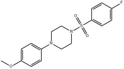 1-((4-fluorophenyl)sulfonyl)-4-(4-methoxyphenyl)piperazine