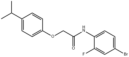 N-(4-bromo-2-fluorophenyl)-2-(4-isopropylphenoxy)acetamide