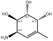 4-Cyclohexene-1,2,3-triol, 6-amino-4-methyl-, (1R,2R,3R,6R)-rel- (9CI)