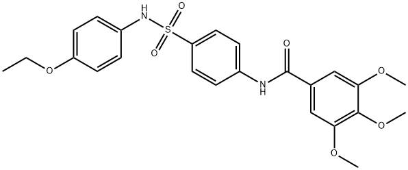 N-(4-{[(4-ethoxyphenyl)amino]sulfonyl}phenyl)-3,4,5-trimethoxybenzamide
