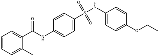 N-(4-{[(4-ethoxyphenyl)amino]sulfonyl}phenyl)-2-methylbenzamide