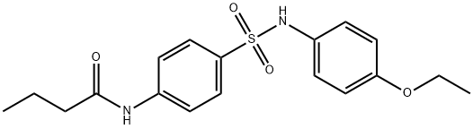 N-(4-{[(4-ethoxyphenyl)amino]sulfonyl}phenyl)butanamide