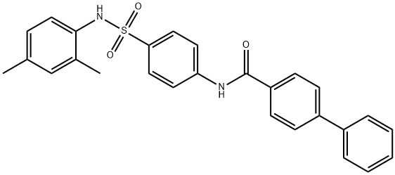 N-(4-{[(2,4-dimethylphenyl)amino]sulfonyl}phenyl)-4-biphenylcarboxamide