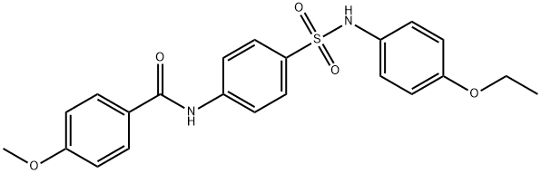 N-(4-{[(4-ethoxyphenyl)amino]sulfonyl}phenyl)-4-methoxybenzamide