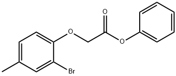 phenyl (2-bromo-4-methylphenoxy)acetate