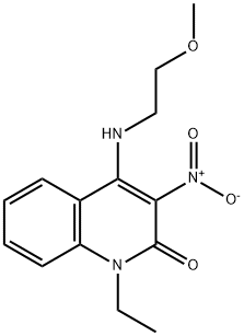 1-ethyl-4-((2-methoxyethyl)amino)-3-nitroquinolin-2(1H)-one